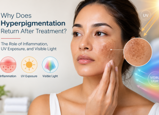 Why Does Hyperpigmentation Return After Treatment? The Role of Inflammation, UV Exposure and Visible Light
